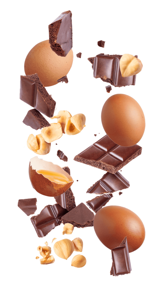 ingredienti uova cioccolato frutta secca